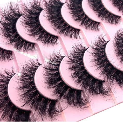 Amazon Gmagictobo Mink Lashes Pack Mm Thick Fluffy Faux Mink