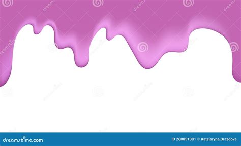 Dripping Pink Donut Glaze Background Cartoon Vector Cartoondealer