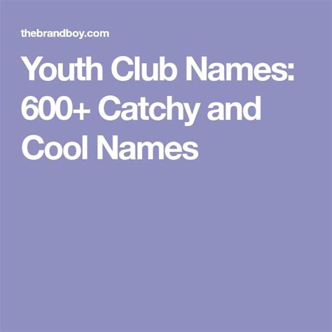 600 Cool Youth Group Names Ideas With Generator Youth Group Names Group Names Ideas Cool