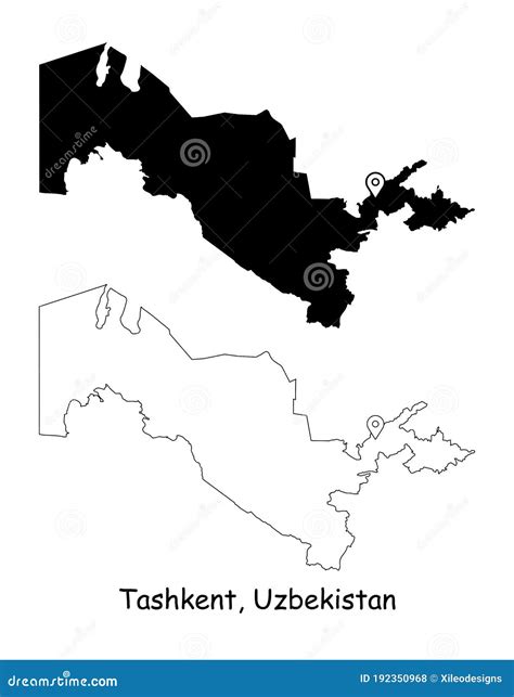 Tashkent Map Detailed Map Of Tashkent City Administrative Area