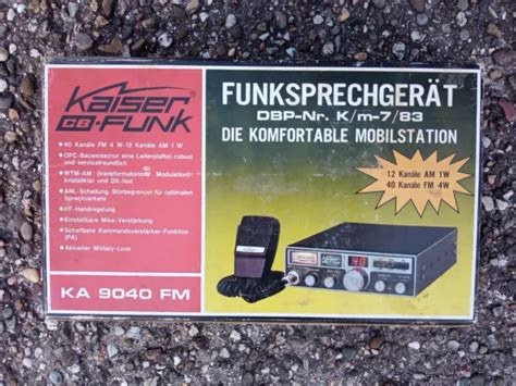 CB FUNKGERÄT KAISER Electronic KA 9040 FM mit Microphon EUR 130 00