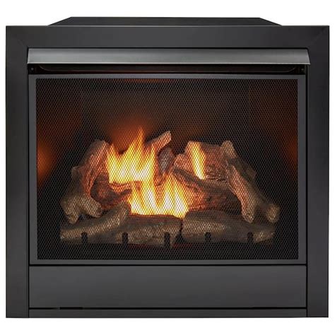 Duluth Forge Dual Fuel Ventless Gas Fireplace Insert Remote Logs