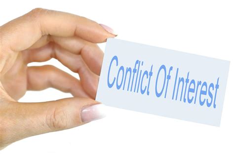 Conflict Of Interest Free Of Charge Creative Commons Hand Held Card Image