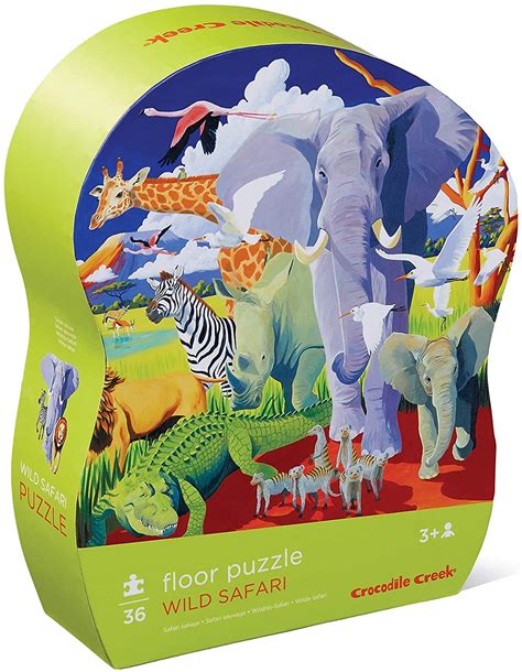 36 Piece Wild Safari Floor Puzzle — Jka Toys