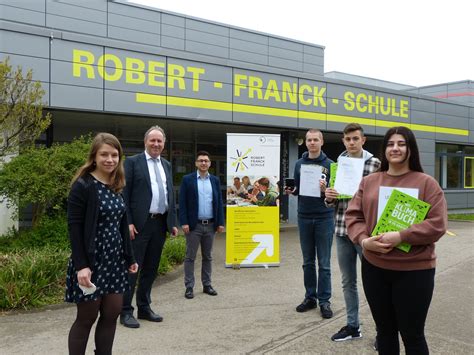 Preisübergabe an der Robert Franck Schule