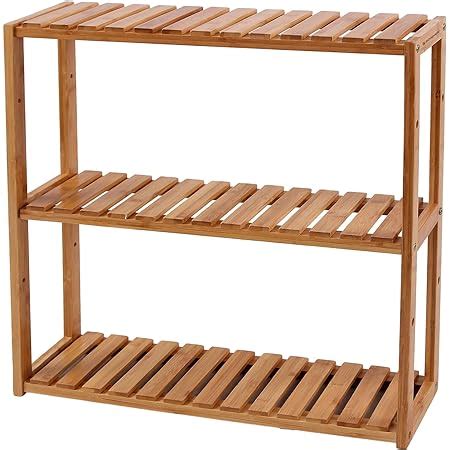 Amazon Kinsuite Tier Bamboo Shelf Plant Flower Stand Storage