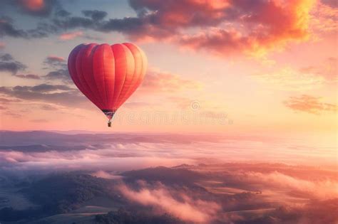 Enchanting Valentine S Day Banner Capturing The Essence Of Love With A Magical Heart Shaped Hot