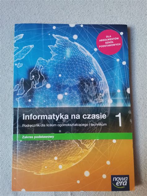 Informatyka Na Czasie Zakres Podstawowy Nowa Era Domaszk W Kup