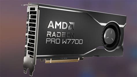 Amd Unveils W Rdna Workstation Gpu At Just