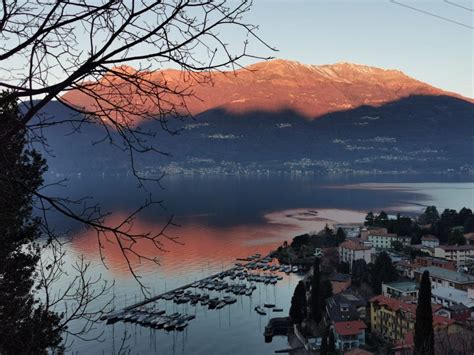 Sentiero Del Viandante Camminando Affacciati Sul Lago Di Como A