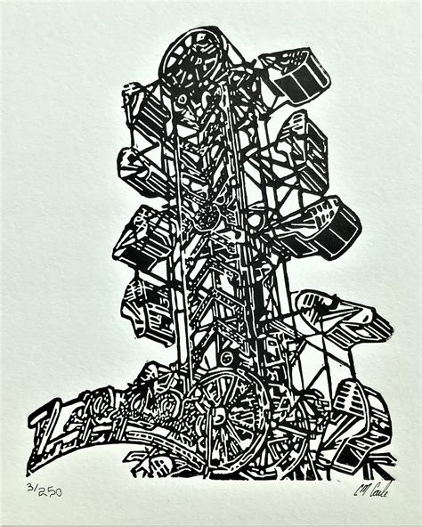 Zipper Ride Drawing