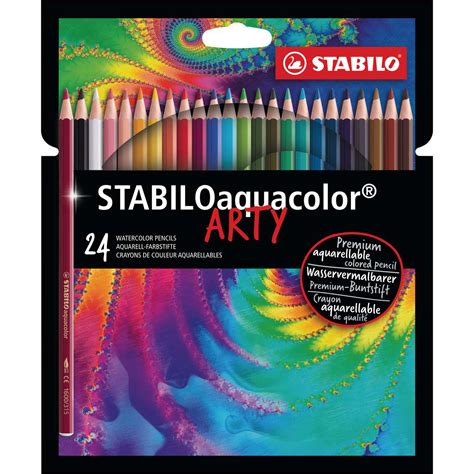 Set De Crayons Aquarellables Stabilo Aquacolor Arty Le G Ant Des