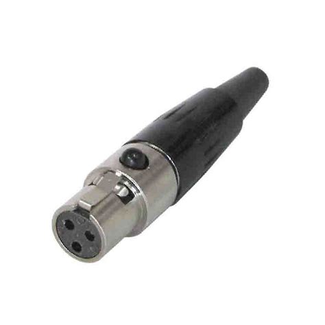 CONECTOR XLR MINI 3P HEMBRA DCU Electronica BF Sl