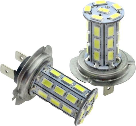 H7 Autolamp 2 Stuks Led Koplamp 27 Smd Xenon Wit 6000k