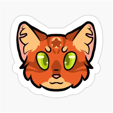 Warriors Firestar Sticker Sticker For Sale By Mapellecakes Redbubble