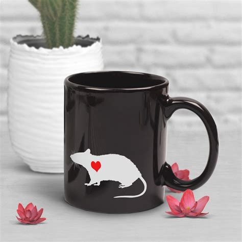 Rat Coffee Mug Cute Rat T Rat Lover Rat Cup T For Etsy