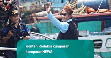 Aksi Menteri Susi Tenggelamkan Kapal Pencuri Ikan Di Pontianak