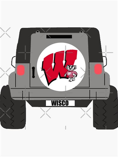 Wisco Car Design Sticker For Sale By Designs Hj Redbubble