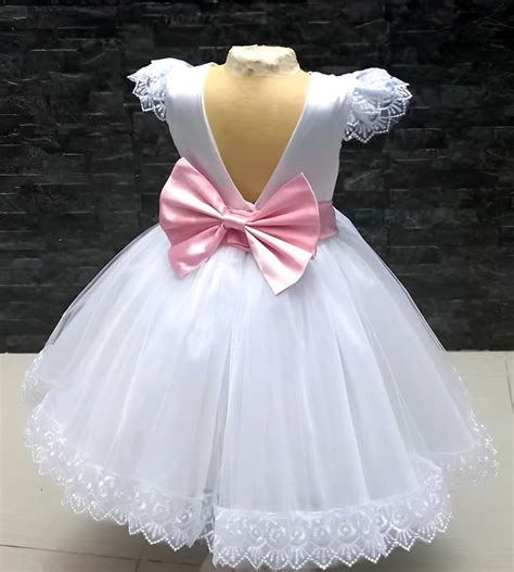 Vestido de bautizo para niña Patrones de costura