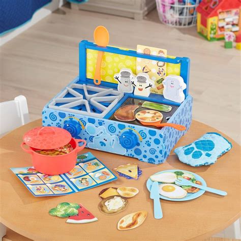 Join Blue And Friends To Prepare Pretend Play Meals On This Generously