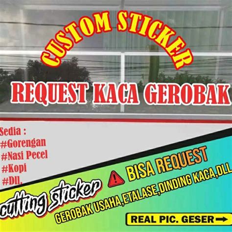 Jual Stiker Custom Tulisan Buat Di Kaca Etalase Stiker Bua Usaha Di