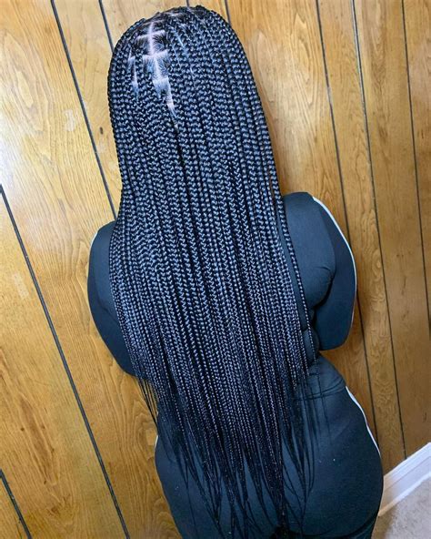 Large Box Braids Medium Box Braids Long Braids Hair Braider Box Braids Styling Beautiful