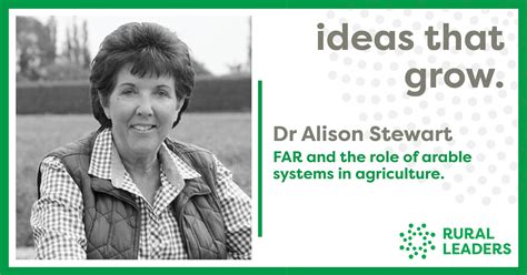 Dr Alison Stewart Far And The Role Of Arable Systems In Agriculture