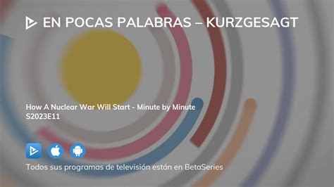 Ver En Pocas Palabras Kurzgesagt Temporada Episodio Streaming