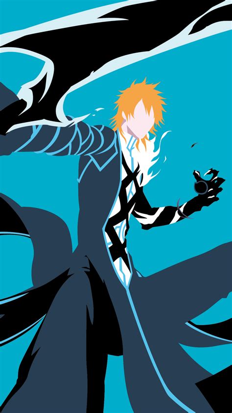 Anime Bleach Minimalist Bankai Ichigo Kurosaki 1080x1920 Phone Hd