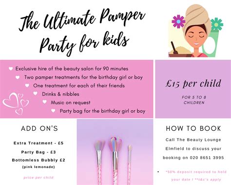 Pamper Parties