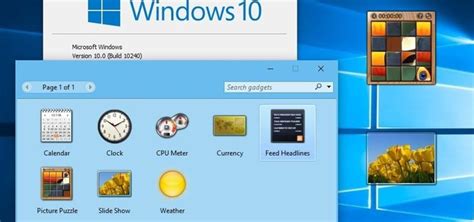 Gadgets Windows 10 Comment Les Installer Et Les Utiliser