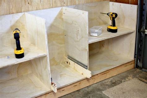 How To Build DIY Garage Cabinets And Drawers TheDIYPlan