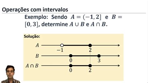 MatemÁtica BÁsica Aula 3 OperaÇÕes Com Intervalos Youtube