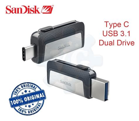 Usb Otg Sandisk Ultra 32gb Dual Drive Type C 3 1 Đà Lạt Laptop