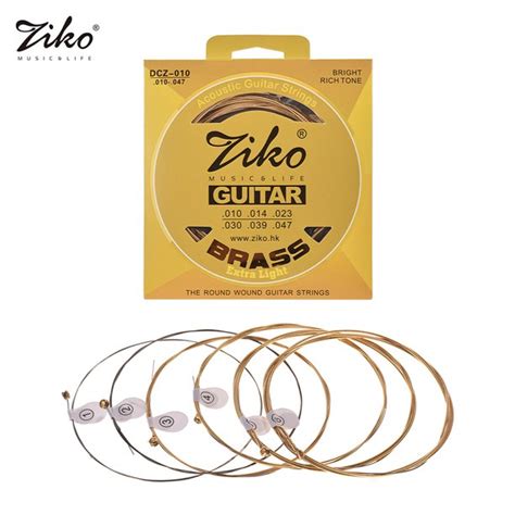 Cadena Ziko Dcz 010 Cuerdas Extra Ligeras Para Guitarra Acústica