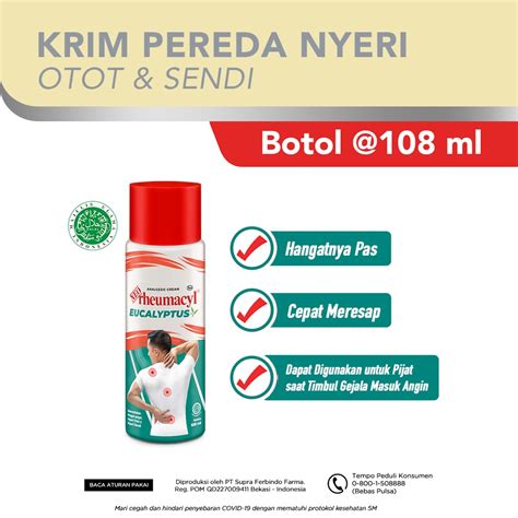 NEO Rheumacyl Eucalyptus Cream 108 Ml X 2 Botol Exp 10 2024