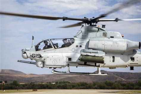 Picture Of The Day Ah 1z Viper Helicopter Hovers During A Pre Flight