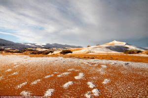 Le Rare Immagini Della Neve Sul Deserto Del Sahara Tpi