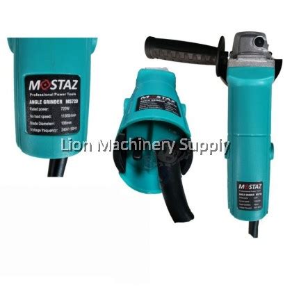 MOSTAZ 4 108mm 720Watt Angle Grinder MS720 With Handle 6 Months