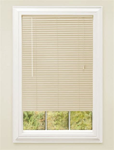 Window Cordless Vinyl Mini Blind Alabaster, 28" X 72 - Walmart.com