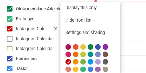 Google Calendar Color Codes Prntbl Concejomunicipaldechinu Gov Co