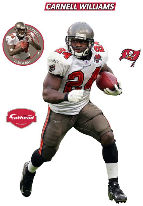 Carnell Williams Fathead Nfl Wall Graphic