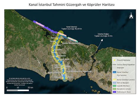 Kanal İstanbul Haritası 03 Bc Cografya Arşivi