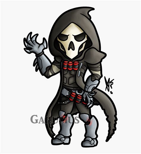 Chibi Reaper Overwatch Drawing Free Transparent Clipart Clipartkey