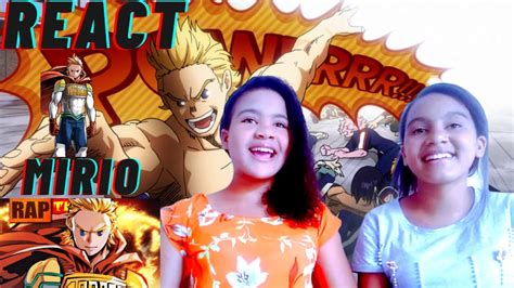 React Rap Do Mirio Togata Boku No Hero Milh O De Vidas Tk