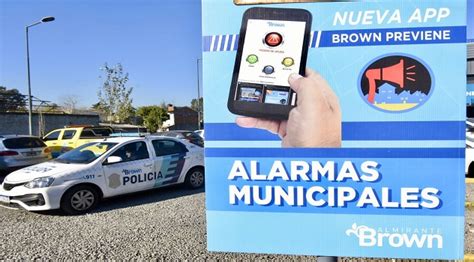 LANZARON LA APP BROWN PREVIENE PARA UTILIZAR LAS ALARMAS COMUNITARIAS