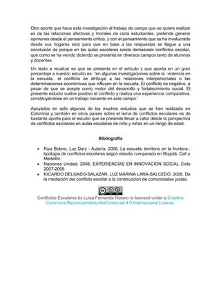 Conlictos Escolares Pdf