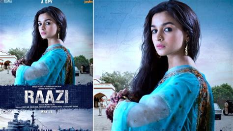 Raazi New Poster Alia Bhatt With Her Intense Gaze Will Steal Your