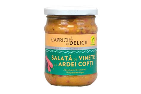 Salat De Vinete Cu Ardei Cop I Capricii I Delicii Gr Goveggie