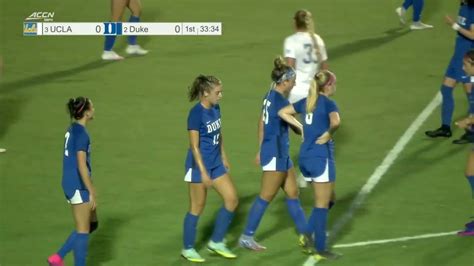 Duke Vs Ucla Ncaa Women Soccer Sep 12022 Youtube